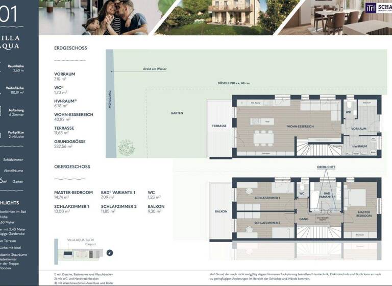 Haus zum Kauf - Erstbezug provisionsfrei 499.762 € 6 Zimmer 110 m² 230 m² Grundstück Mühlgangweg Kalsdorf bei Graz 8401