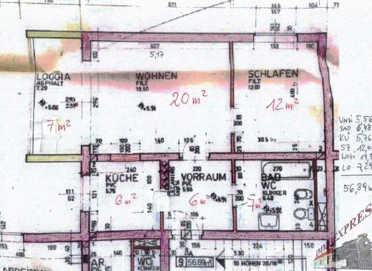 Wohnung zum Kauf 165.000 € 2 Zimmer 57 m² 2. Geschoss Sankt Georgen am Leithagebirge Eisenstadt 7000