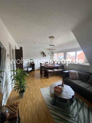 Studio zur Miete Tauschwohnung 1.072 € 3 Zimmer 65 m² 3. Geschoss Gablenberg Stuttgart 70184
