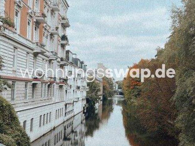 Studio zur Miete Tauschwohnung 950 € 3 Zimmer 90 m² 2. Geschoss Hoheluft-Ost Hamburg 20251