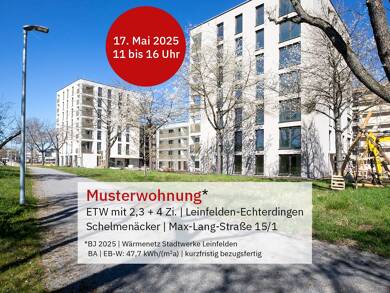 Wohnung zum Kauf provisionsfrei 497.000 € 3 Zimmer 73,8 m² 4. Geschoss Schelmenäcker 0 Leinfelden Leinfelden-Echterdingen 70771