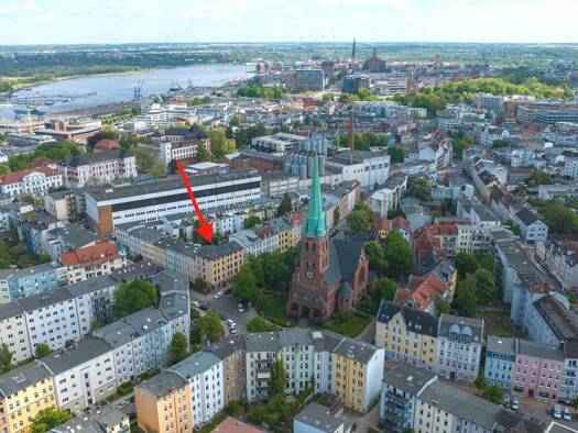 Bürofläche zum Kauf provisionsfrei 130.000 € 2 Zimmer 61 m² Bürofläche teilbar ab 61 m² Kröpeliner Tor-Vorstadt Rostock 18057