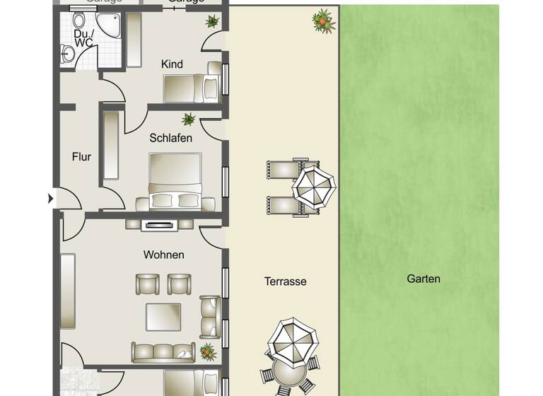 Wohnung zum Kauf 4 Zimmer 129 m²<br/>Wohnfläche Souterrain<br/>Geschoss Möhringen Stuttgart / Möhringen 70567