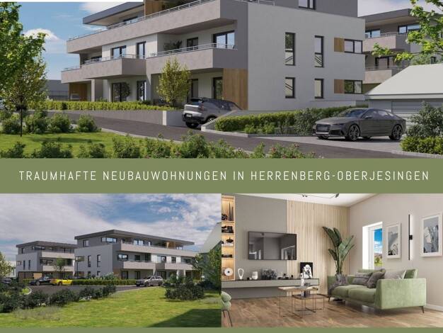 Wohnung zum Kauf - Neubau provisionsfrei 478.000 € 3 Zimmer 86,1 m² 1. Geschoss Oderstraße 4 Oberjesingen Herrenberg 71083