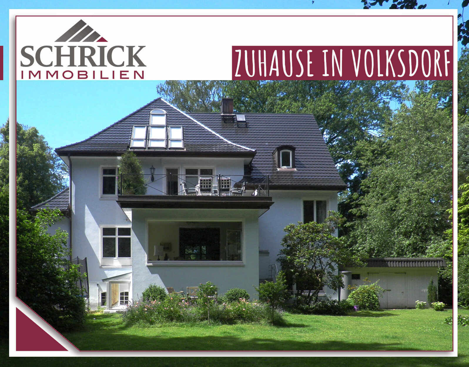 Einfamilienhaus zur Miete 4.500 € 8 Zimmer 350 m²<br/>Wohnfläche 2.490 m²<br/>Grundstück Volksdorf HAMBURG - VOLKSDORF 22359