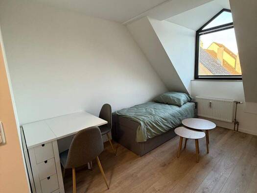 Wohnung zur Miete Wohnen auf Zeit 590 € 1 Zimmer 18 m² frei ab sofort henkestr.5 Innenstadt Erlangen 91054