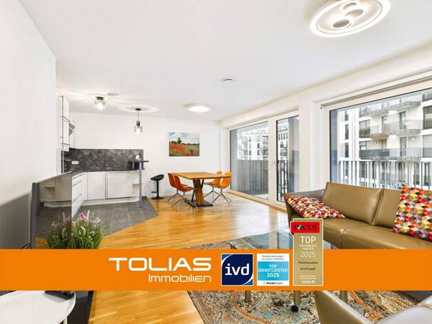 Wohnung zur Miete 2.020 € 3 Zimmer 94 m² 3. Geschoss Feuerbach Stuttgart 70469