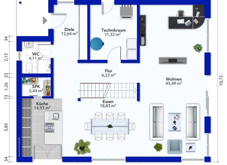 Einfamilienhaus zum Kauf 5 Zimmer 217 m² 1.357 m² Grundstück Soest 59494