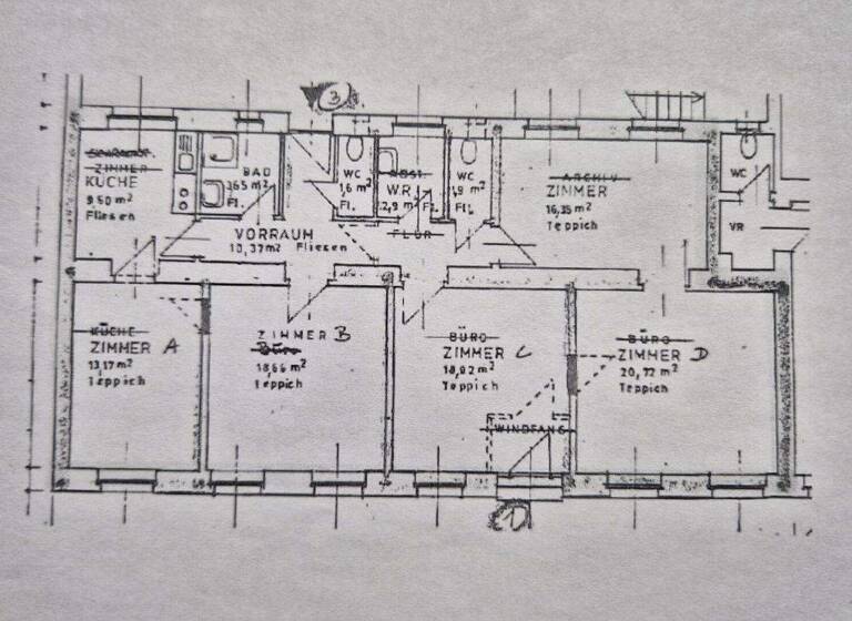 Büro zum Kauf 2.513 € 5 Zimmer 62 m² Bürofläche Wien 1230