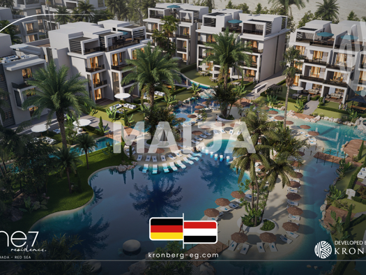 Wohnung zum Kauf 308.754 € 4 Zimmer 170 m² 1. Geschoss Km17 Village Road Hurghada 1962013