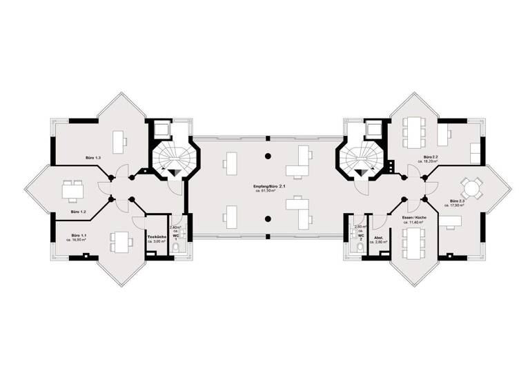 Bürogebäude zum Kauf 849.000 € 7 Zimmer 174 m² Bürofläche Westenviertel Regensburg 93049