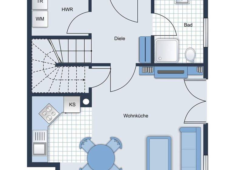 Doppelhaushälfte zum Kauf 229.000 € 3 Zimmer 62 m² 392 m² Grundstück Lindholm Risum-Lindholm 25920