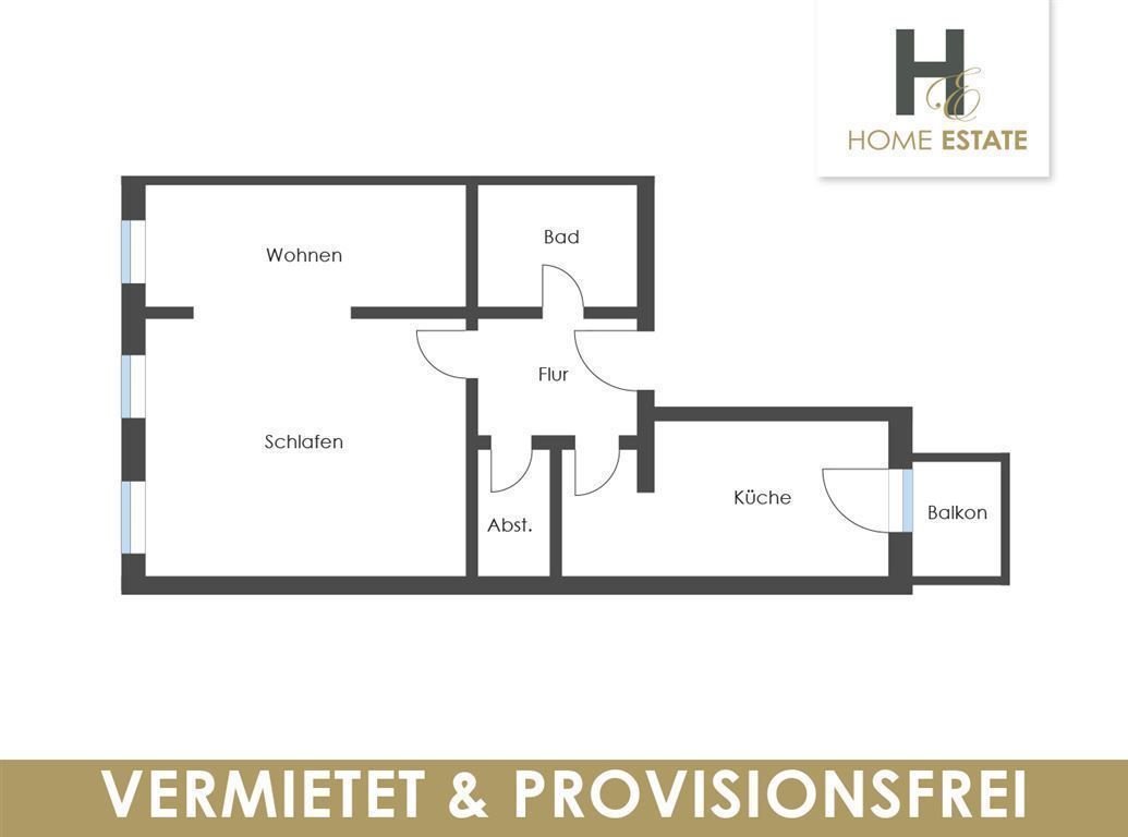 Wohnung zum Kauf provisionsfrei 184.000 € 2 Zimmer 60 m²<br/>Wohnfläche EG<br/>Geschoss Arndtstraße 31 Südvorstadt Leipzig 04275