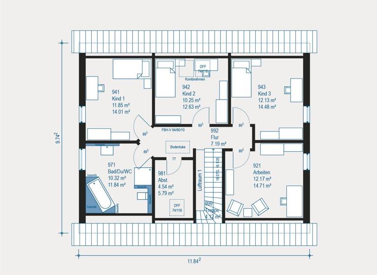Haus zum Kauf 671.900 € 6 Zimmer 182 m² 720 m² Grundstück Linden Bochum Dahlhausen 44879
