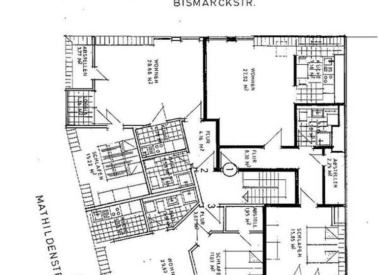 Wohnung zur Miete 730 € 2 Zimmer 70 m²<br/>Wohnfläche 4/4<br/>Geschoss Mathildenstraße 37 Fesenfeld Bremen 28203