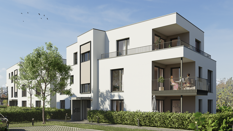 Wohnung zum Kauf - Neubau 475.000 € 2 Zimmer 61 m² 1. Geschoss Basler Landstraße 72 St. Georgen Freiburg im Breisgau 79111