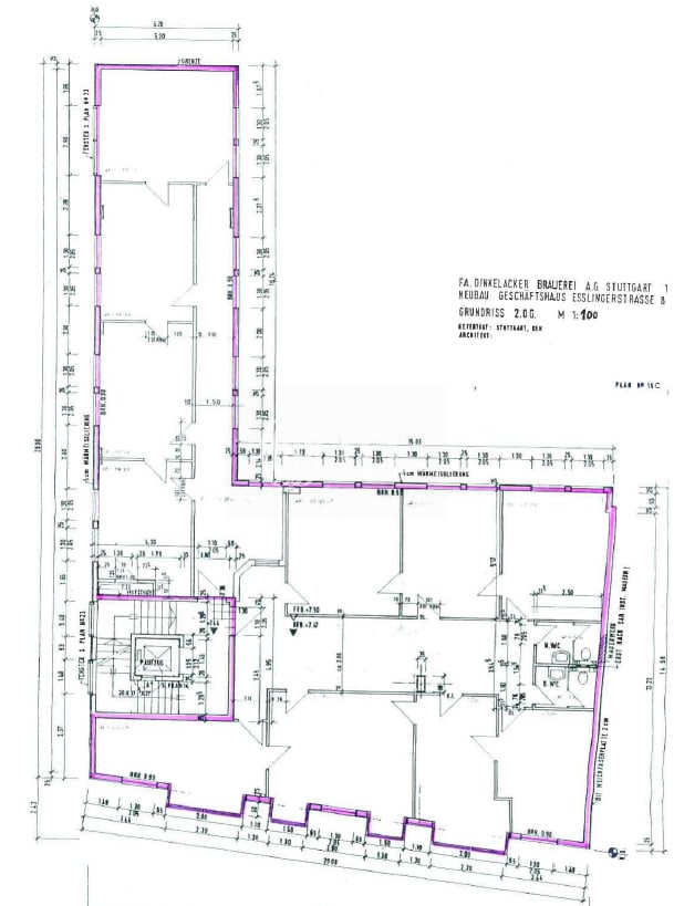 Bürofläche zur Miete provisionsfrei 12,90 € 325,5 m²<br/>Bürofläche Rathaus Stuttgart 70182