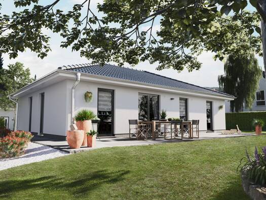 Bungalow zum Kauf - Erstbezug als Kapitalanlage geeignet 448.500 € 4 Zimmer 110 m² 550 m² Grundstück Wolfsbach Bayreuth 95448