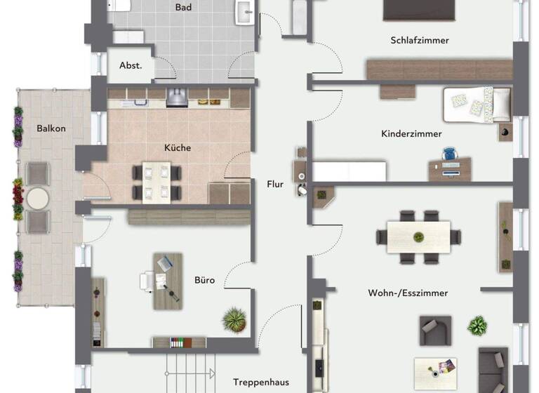 Wohnung zur Miete 1.120 € 4 Zimmer 140 m² Mendener Str. 6 Neheim-Hüsten Arnsberg 59755