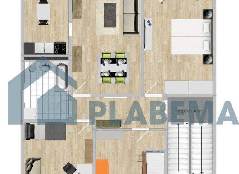 Wohnung zur Miete 699 € 4 Zimmer 85 m² 2. Geschoss Am Hafen 11 Lübz 19386