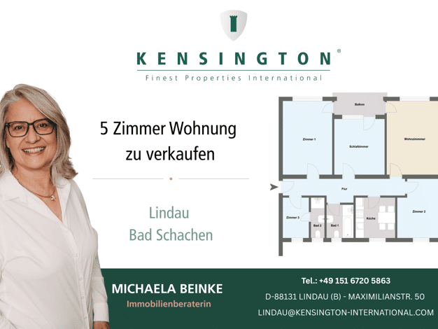 Wohnung zum Kauf 499.000 € 5 Zimmer 103 m² 1. Geschoss Ebnet Bodolz 88131