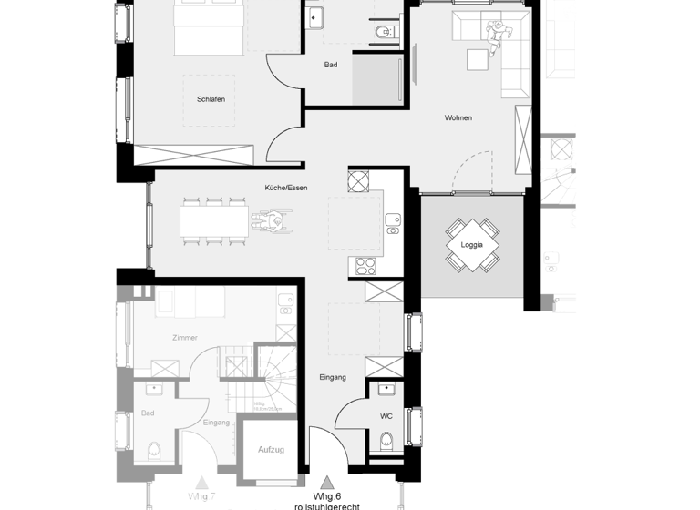Wohnung zum Kauf - Neubau 399.500 € 2 Zimmer 100,1 m²<br/>Wohnfläche 1.<br/>Geschoss ab sofort<br/>Verfügbarkeit Neuenhaus Neuenhaus 49828