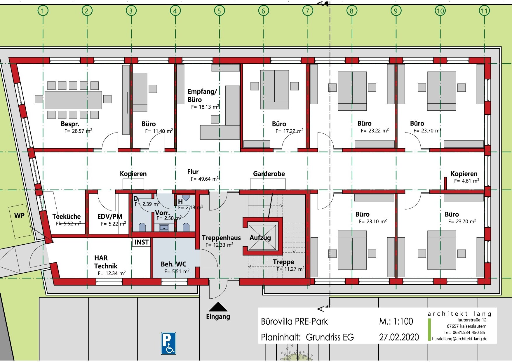 Bürofläche zur Miete provisionsfrei 253 m²<br/>Bürofläche Europaallee 18 Nördlich der Gut-Heim-Str. Kaiserslautern 67657