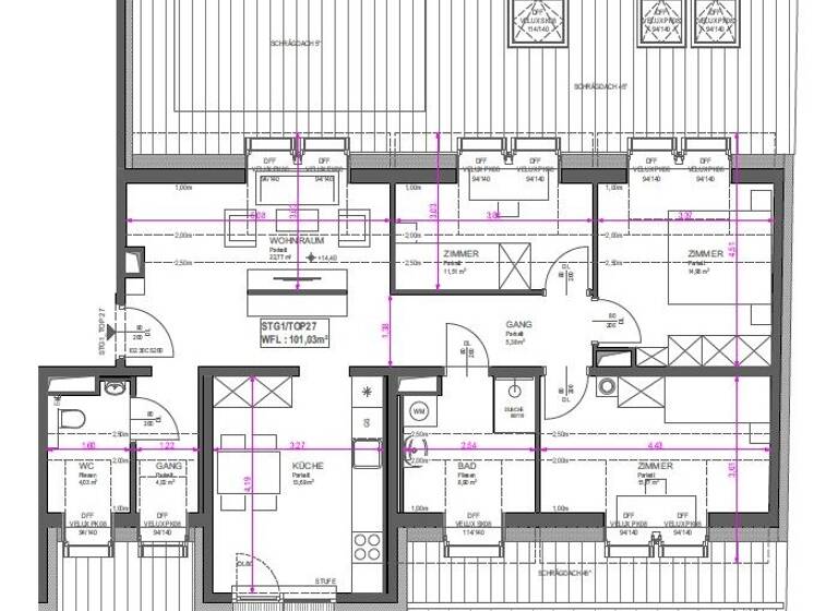 Wohnung zum Kauf 699.900 € 4 Zimmer 103,5 m² Wien 1220