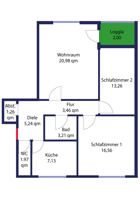 Studio zum Kauf 480.000 € 3 Zimmer 75 m²<br/>Wohnfläche Hasenbergl-Lerchenau Ost München 80933