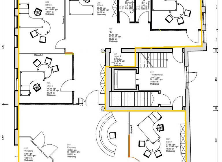 Büro zur Miete 1.400 € 5 Zimmer Geisenhausen 84144