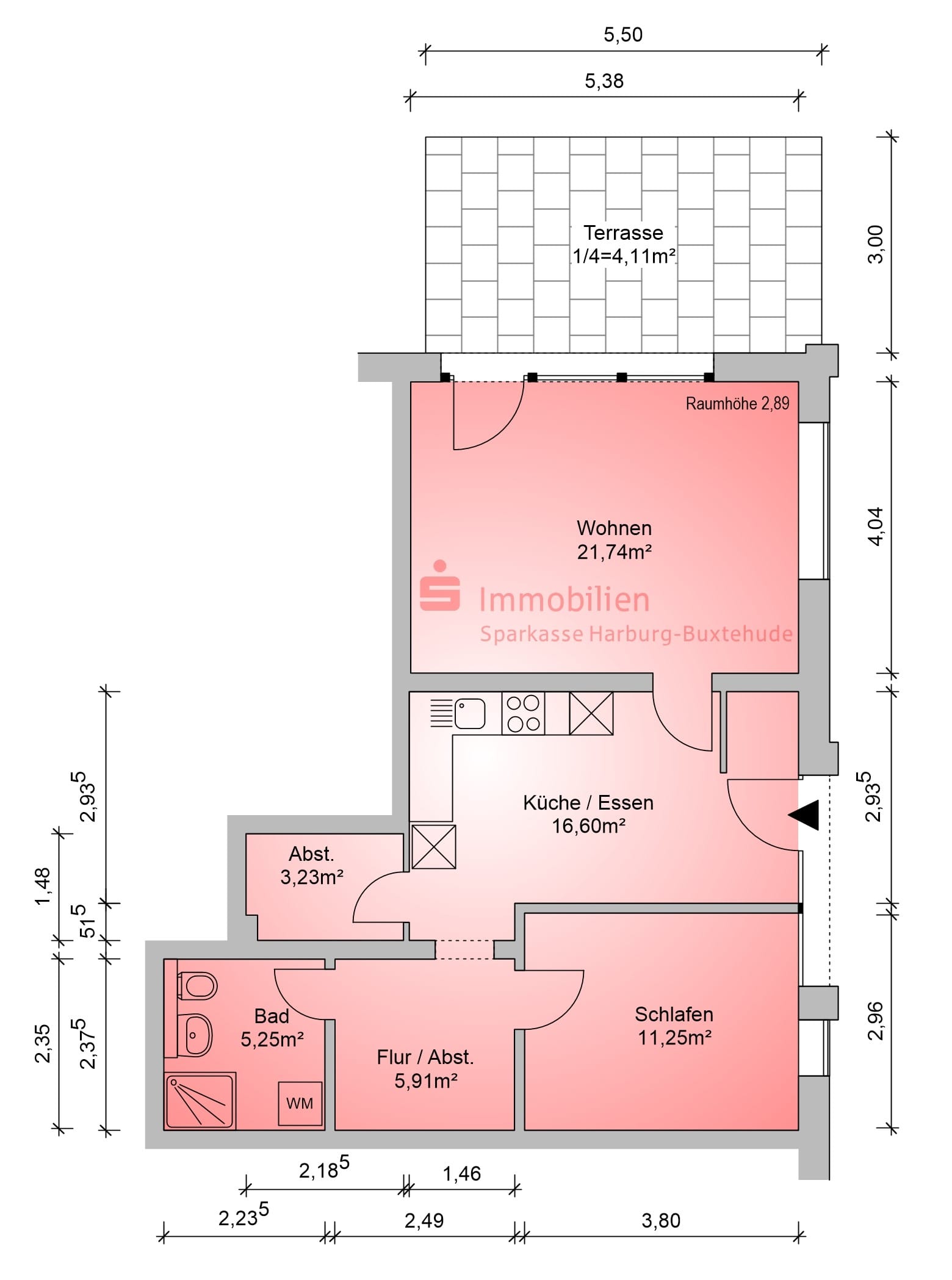 Wohnung zum Kauf 109.000 € 2 Zimmer 68,1 m²<br/>Wohnfläche Quarrendorf Hanstedt 21271