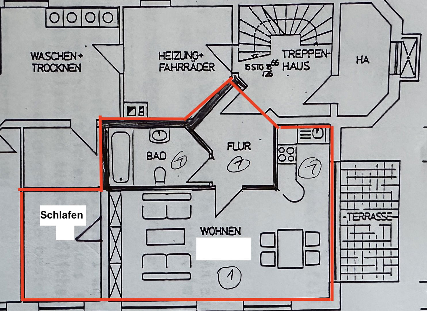 Wohnung zur Miete 630 € 2 Zimmer 55 m²<br/>Wohnfläche 1.<br/>Geschoss Steinkuhlstraße 38 Wiemelhausen - Brenschede Bochum 44799