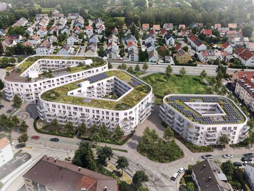 Wohnung zum Kauf - Erstbezug provisionsfrei 429.900 € 2 Zimmer 51,6 m² 3. Geschoss Haunstetten Haunstetten - Siebenbrunn 86179