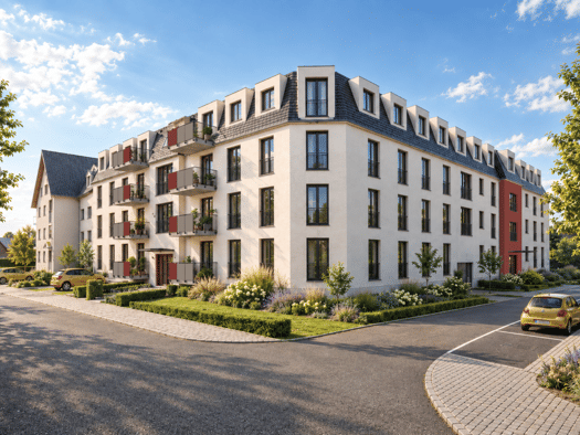 Wohnung zum Kauf 275.300 € 1,5 Zimmer 45,9 m² Geschoss 1/4 Roggenbachstraße 1 Villingen Villingen-Schwenningen 78050