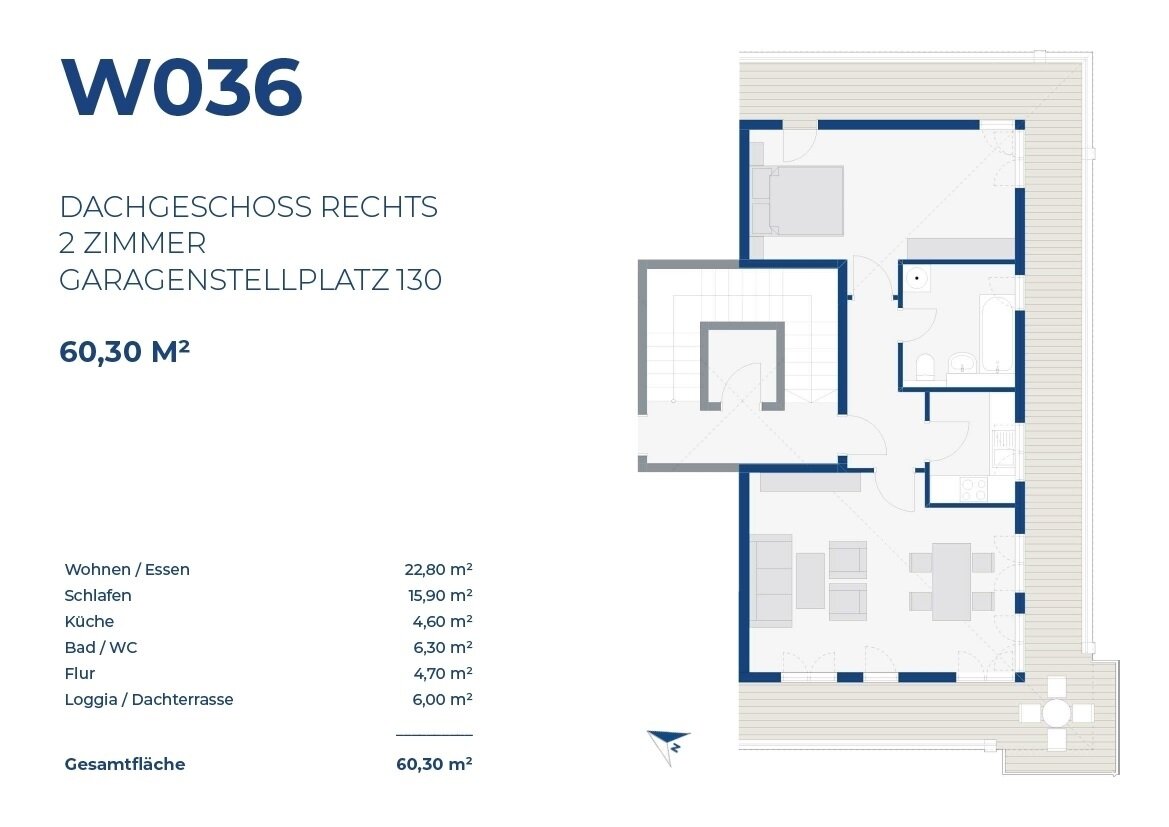 Wohnung zum Kauf provisionsfrei 195.000 € 2 Zimmer 60,3 m²<br/>Wohnfläche Weststadt Offenburg 77656