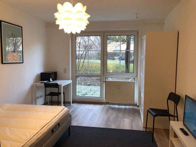 Studio zur Miete Wohnen auf Zeit 849 € 1 Zimmer 28 m² frei ab 15.06.2026 Lindenau Leipzig 04177