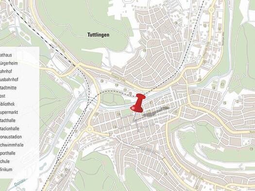 Wohnung zur Miete 770 € 2 Zimmer 62,6 m² 5. Geschoss Tuttlingen 78532