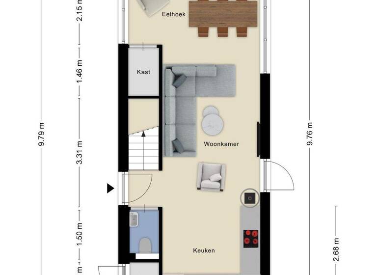 Einfamilienhaus zum Kauf provisionsfrei 199.500 € 4 Zimmer 78 m² 371 m² Grundstück Buitengronden 7 Zwartewaal 3238LZ