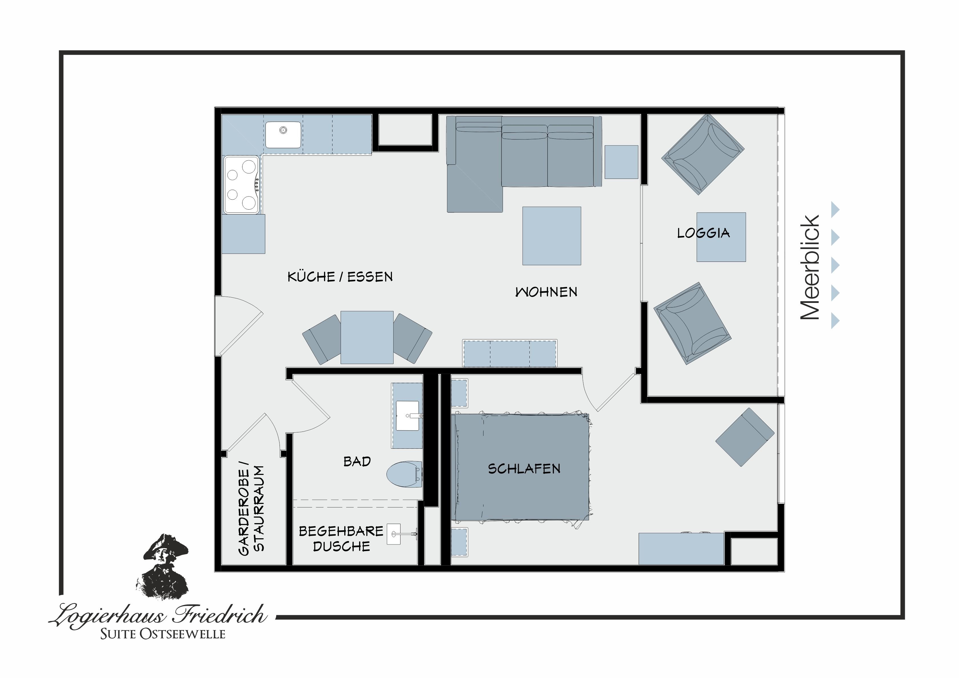 Studio zum Kauf provisionsfrei als Kapitalanlage geeignet 499.000 € 2 Zimmer 50 m²<br/>Wohnfläche Seestr. 51 Zingst Zingst 18374