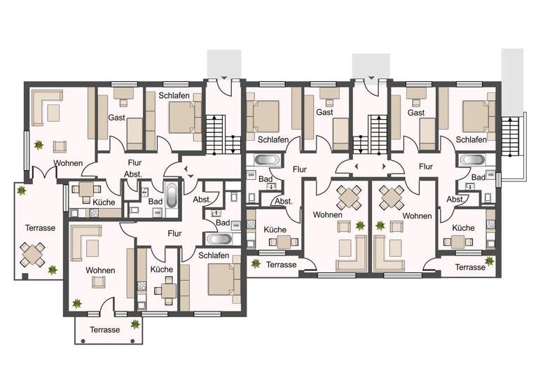 Mehrfamilienhaus zum Kauf 1.980.000 € 33 Zimmer 824,6 m² 1.423 m² Grundstück Haddorf Stade 21683
