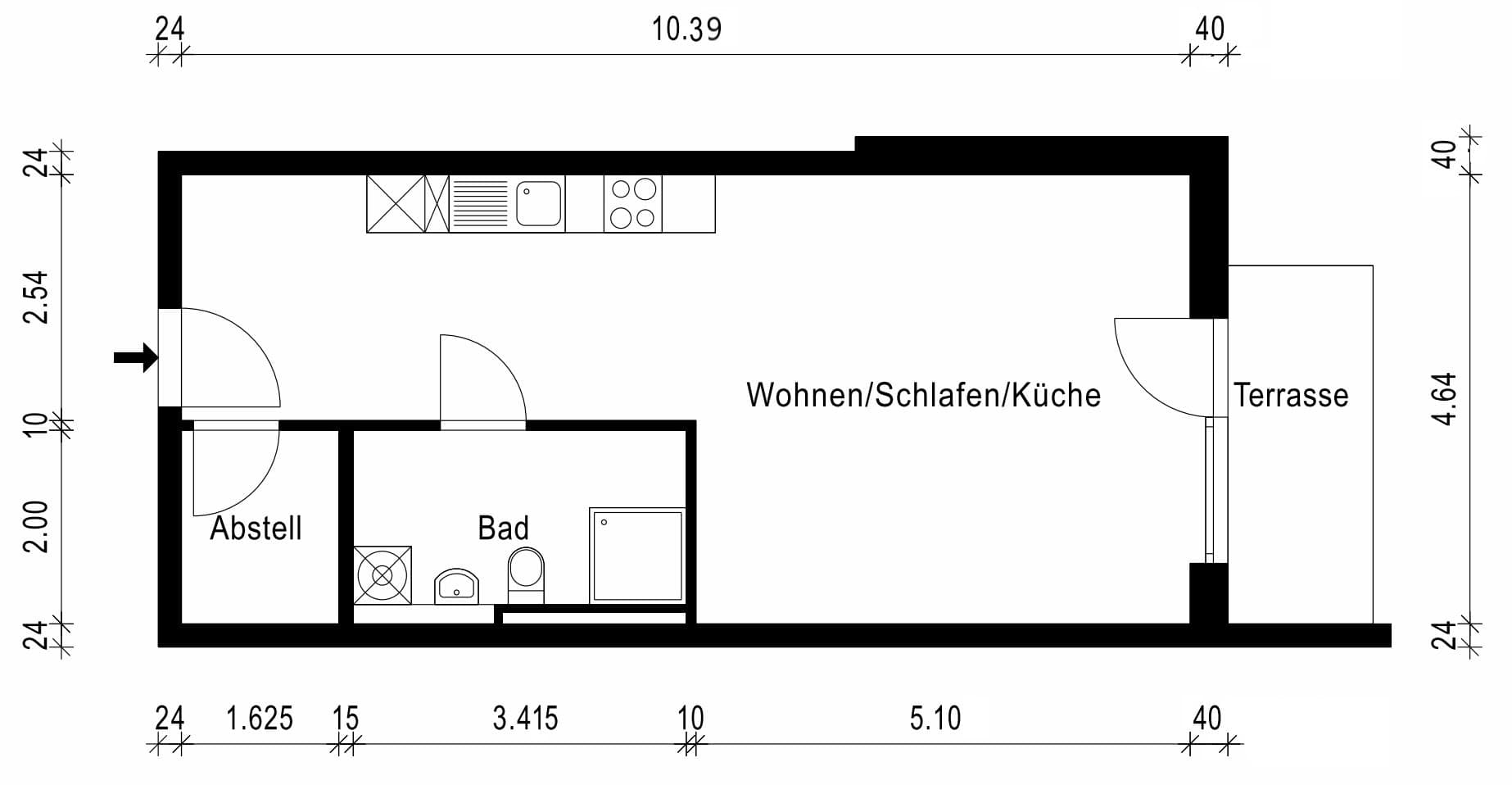 Wohnung zum Kauf 239.000 € 1 Zimmer 49 m²<br/>Wohnfläche Marktoberdorf Marktoberdorf 87616