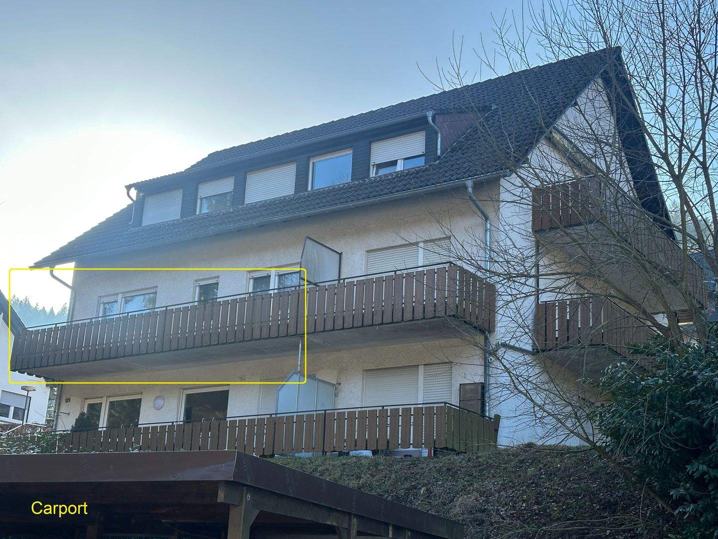 Immobilie in Bad Herrenalb - # Viel Platz: 2-Zimmer-ETW mit 2 Balkonen und Carport# - Bild 1
