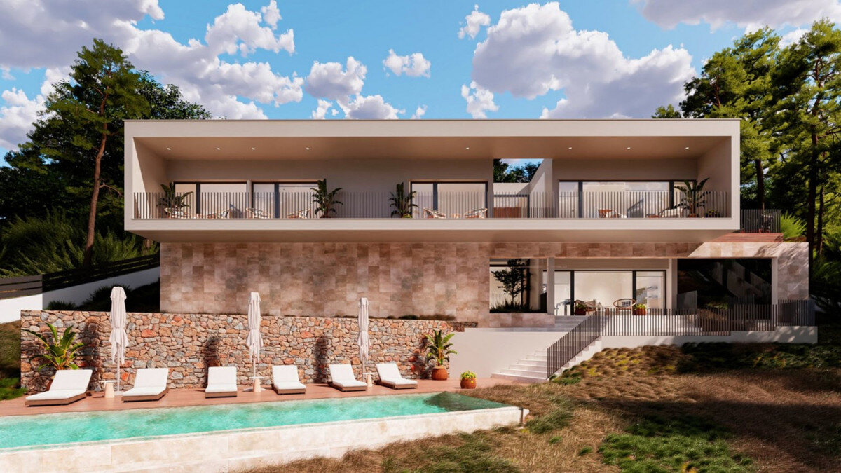 Villa zum Kauf 2.900.000 € 6 Zimmer 283 m²<br/>Wohnfläche 1.158 m²<br/>Grundstück Calvià / Costa de la Calma 07183