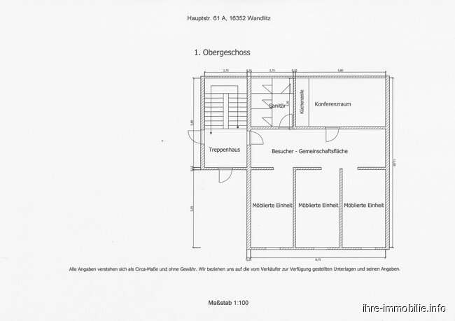 Bürofläche zur Miete 99 € 1 m²<br/>Bürofläche Schönwalde Wandlitz / Schönwalde 16348