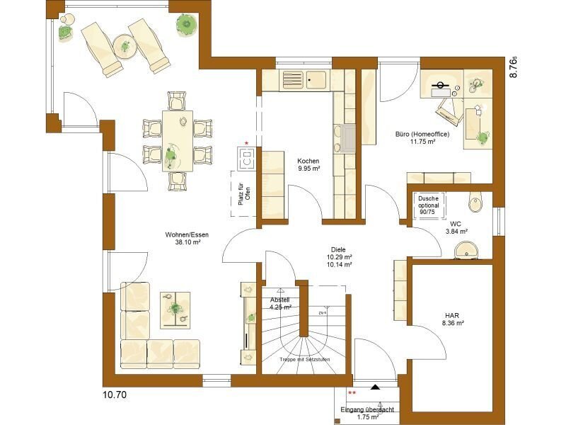 Einfamilienhaus zum Kauf provisionsfrei 547.900 € 5 Zimmer 149 m²<br/>Wohnfläche 990 m²<br/>Grundstück Bad Hersfeld Bad Hersfeld 36251