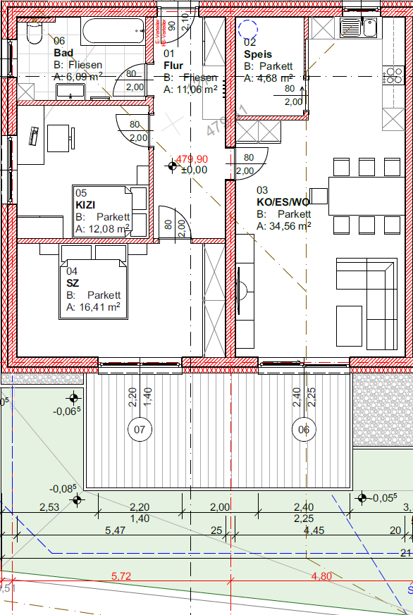 Studio zur Miete 990 € 3 Zimmer 85 m²<br/>Wohnfläche EG<br/>Geschoss Erl 6343