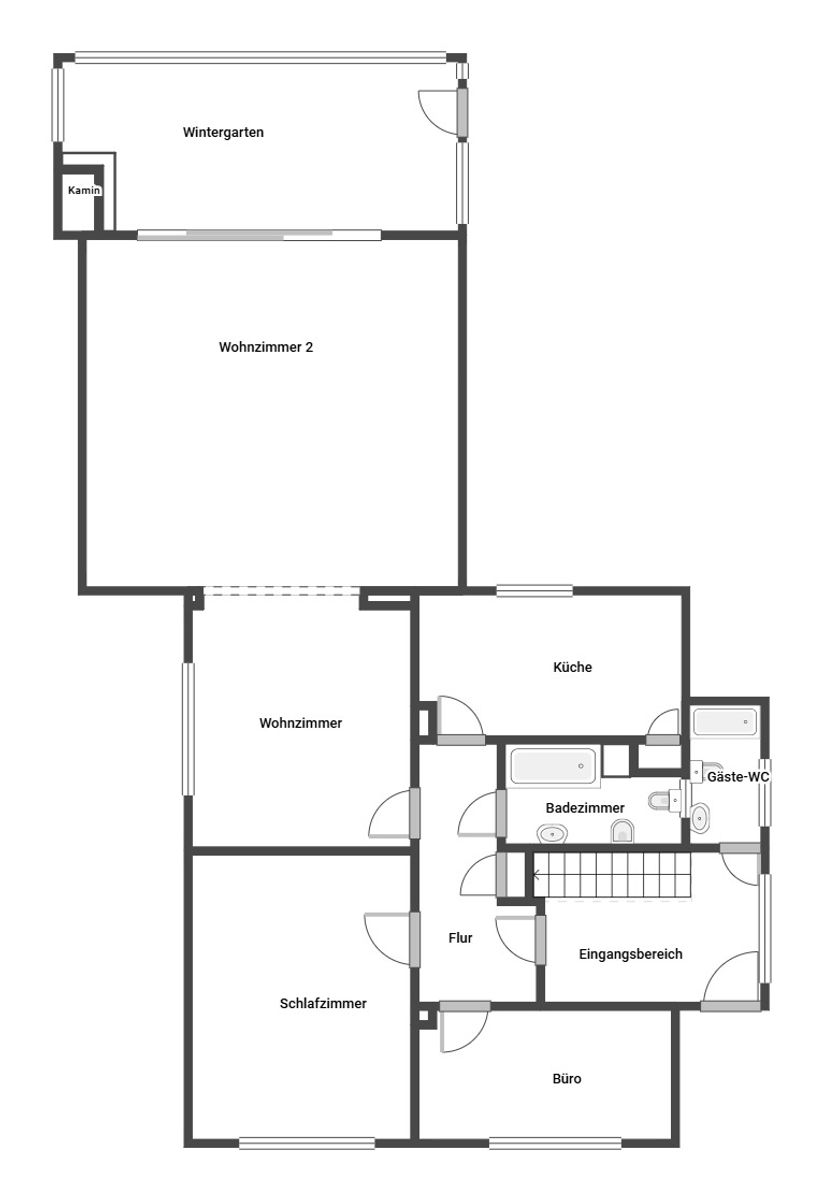 Mehrfamilienhaus zum Kauf 375.000 € 6 Zimmer 192,2 m²<br/>Wohnfläche 965,2 m²<br/>Grundstück Apensen 21641