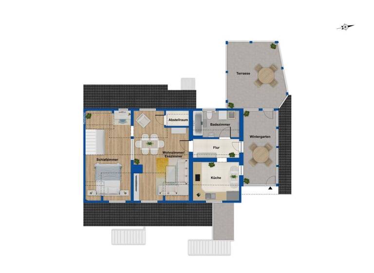 Reihenendhaus zum Kauf 129.000 € 4 Zimmer 90 m² 315 m² Grundstück Hardt-Hanfgarten Gummersbach 51643