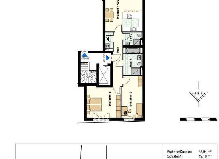 Wohnung zum Kauf - Erstbezug 1.399.800 € 3 Zimmer 104,6 m² Uhlenhorst Hamburg 22085