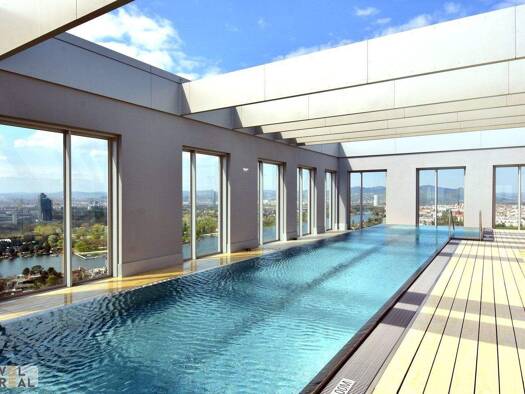 Terrassenwohnung zur Miete 1.317 € 2 Zimmer 55,5 m² 21. Geschoss frei ab 01.05.2026 Wien 1220